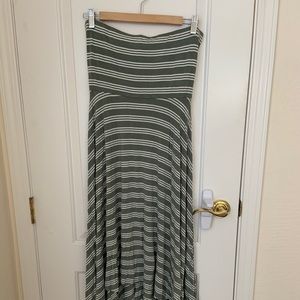 Motherhood Maternity Strapless High Low Dress